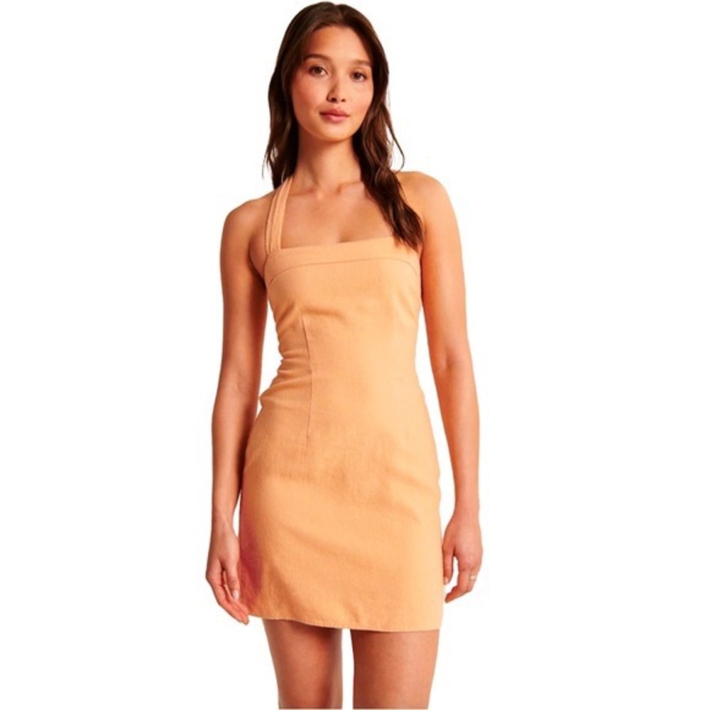Abercrombie orange summer dress